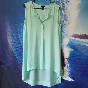 H&M Mint Green Tunic Top
